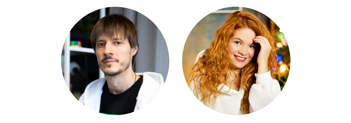 Ievgen Grygorovych, CEO & Game Director, and Mariia Grygorovych, Creative Director at GSC Game World